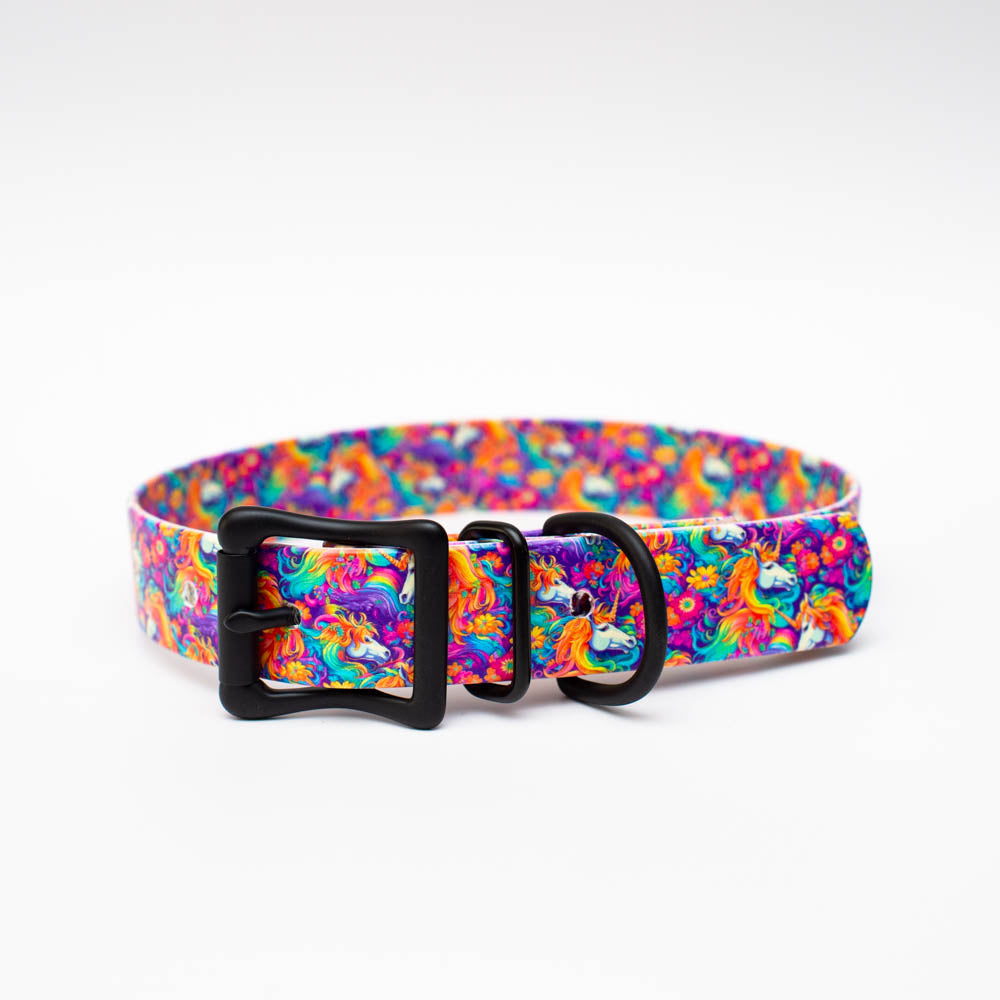 Custom UV Printed BioThane Collar- Made To Order