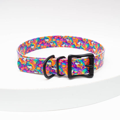 Custom UV Printed BioThane Collar- Made To Order