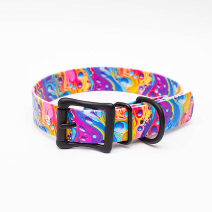 Custom UV Printed BioThane Collar- Made To Order