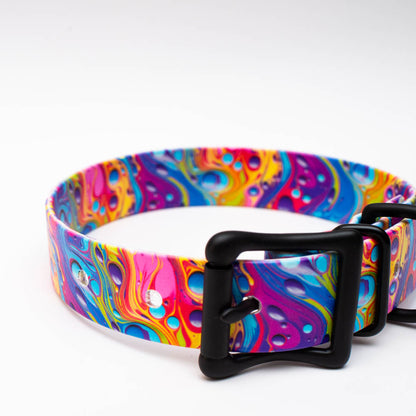 Custom UV Printed BioThane Collar- Made To Order