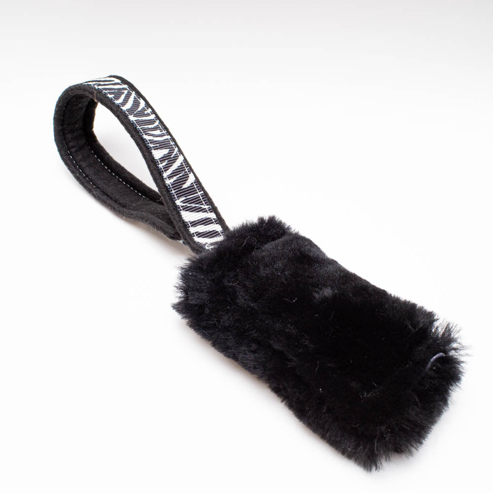 Wild-Tug Sheepskin Tug Toy with Padded Handle