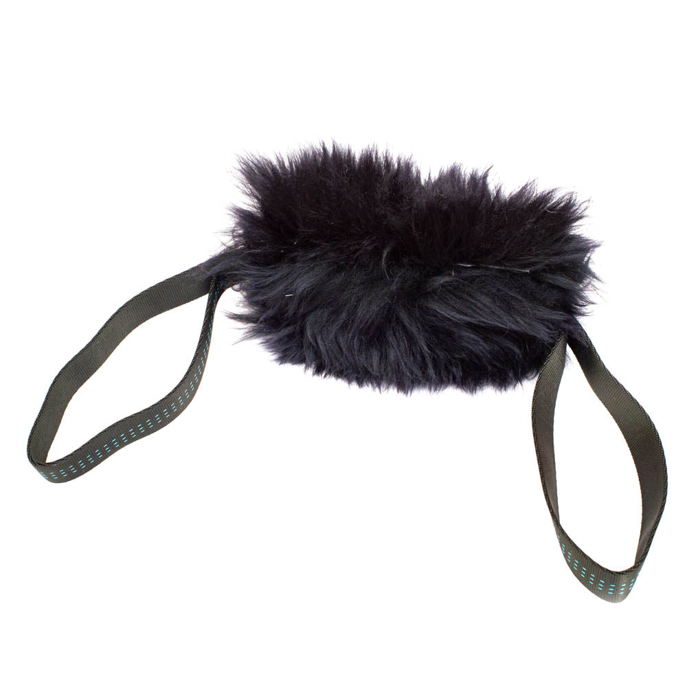 Wild-Tug Mid Fluff Double Handle Sheepskin Tug Toy