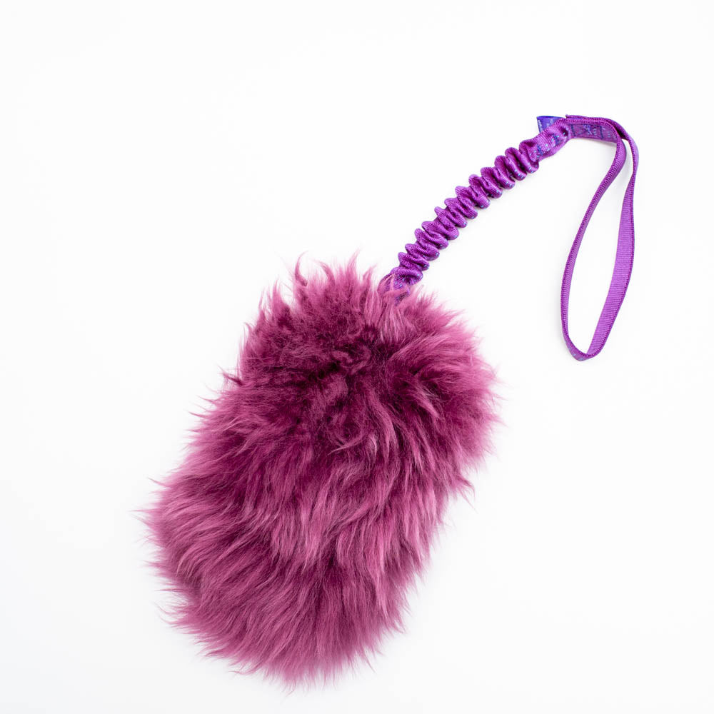 Wild-Tug Ultra Fluff Sheepskin Bungee Tug Toy