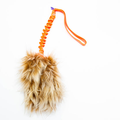 Wild-Tug Ultra Fluff Sheepskin Bungee Tug Toy