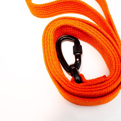 Cotton Webbing Leash 4ft (120cm/1.2m) with Locking Carabiner