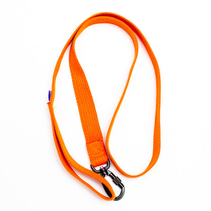 Cotton Webbing Leash 4ft (120cm/1.2m) with Locking Carabiner