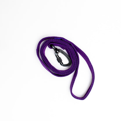 Cotton Webbing Leash 4ft (120cm/1.2m) with Locking Carabiner