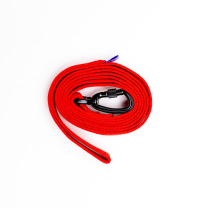 Cotton Webbing Leash 6ft (180cm/1.8m) with Locking Carabiner