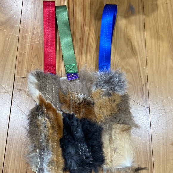 Wild-Tug Fur Mix Tug Toy with Handle