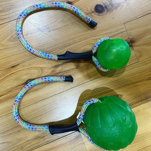 Starmark Chew Ball with Wildhunde Rope Handle