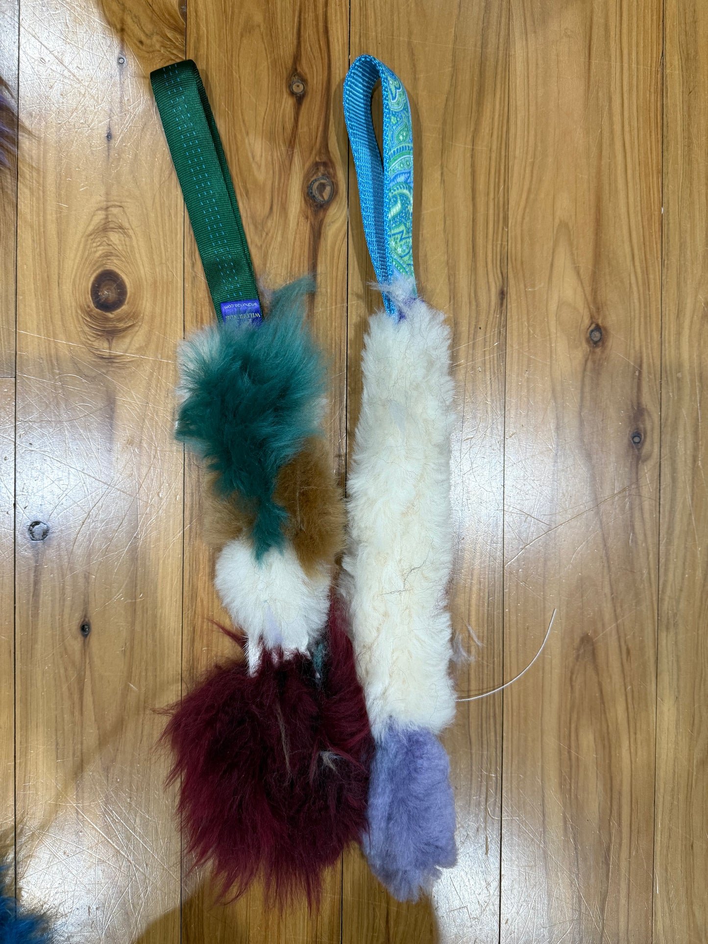 1 inch Wide Handle Mixed Sheepskin Frankenstein Scrappy Wild-Tugs