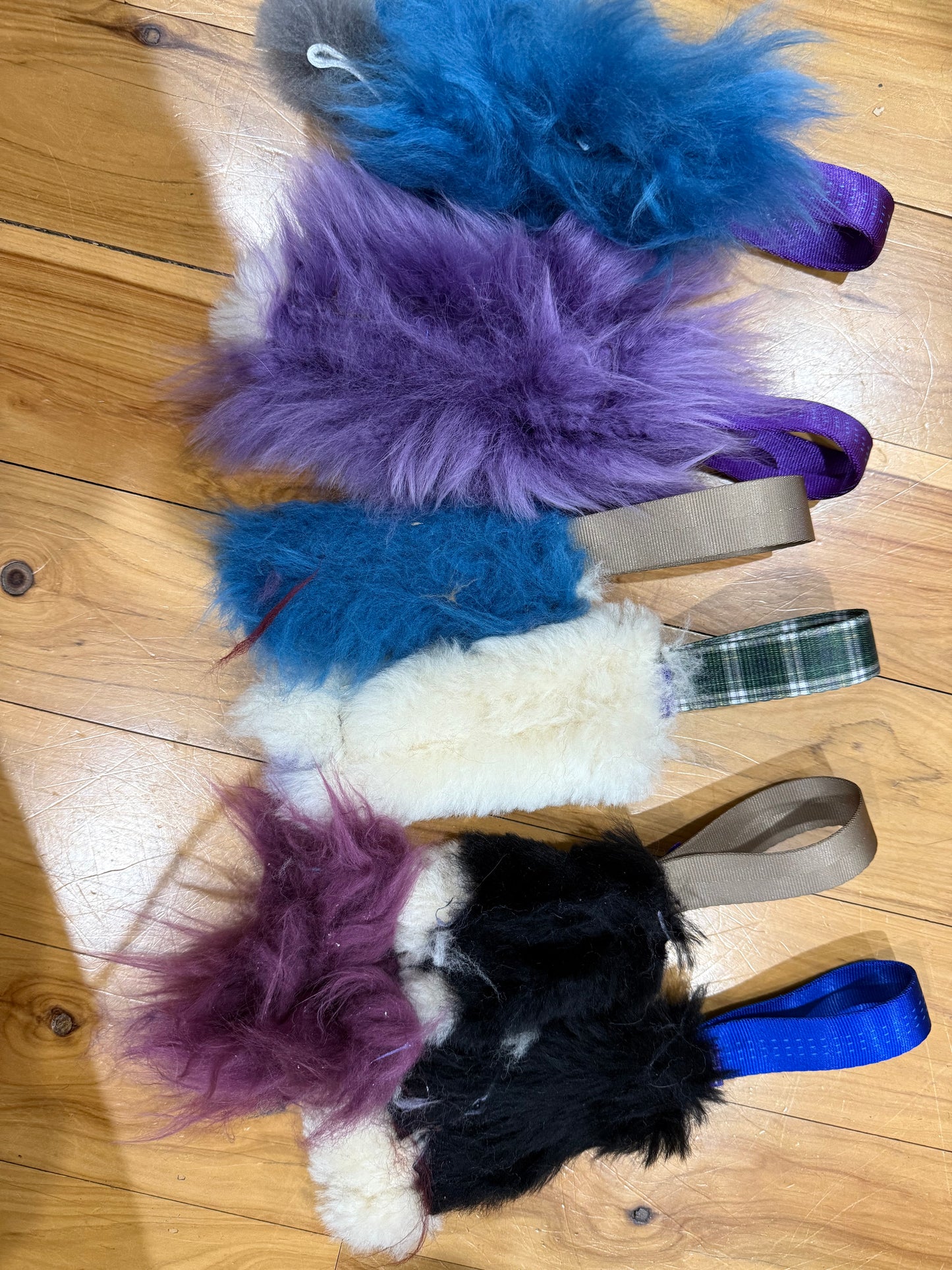 1 inch Wide Handle Mixed Sheepskin Frankenstein Scrappy Wild-Tugs