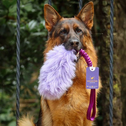 Wild-Tug Ultra Fluff Sheepskin Bungee Tug Toy