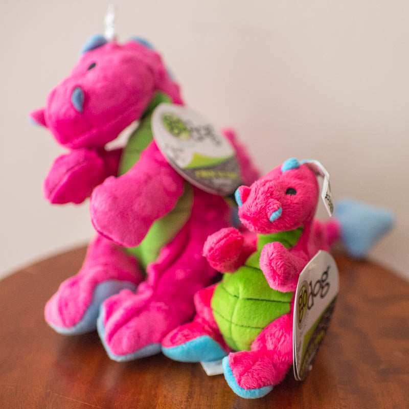 Pink dragon dog toy best sale