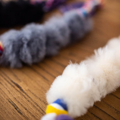 Zoom and Tug Sheepskin Toy